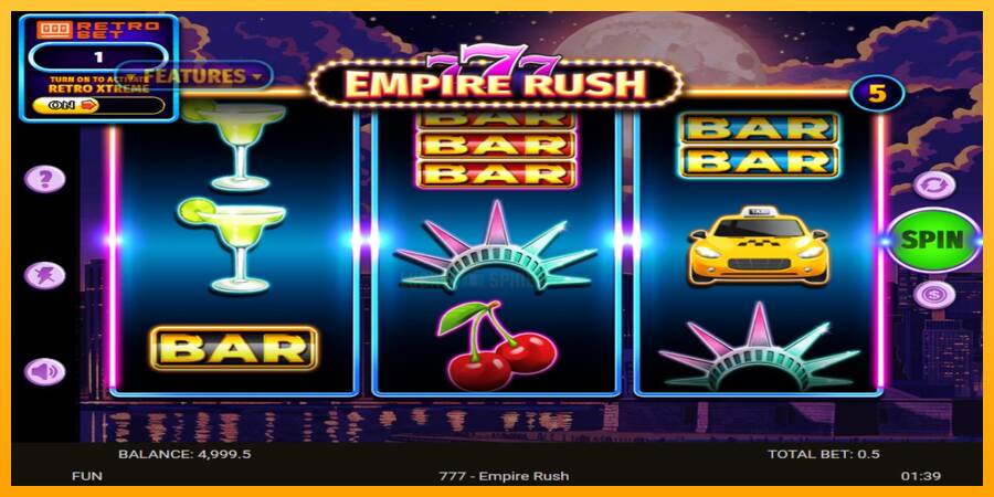 777 Empire Rush 游戏机赚钱, 图片 2