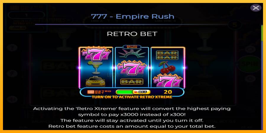 777 Empire Rush 游戏机赚钱, 图片 4