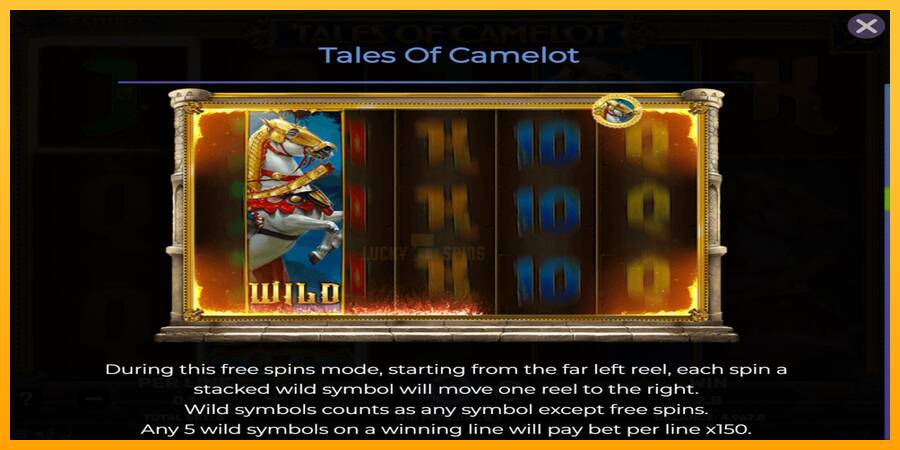 Tales of Camelot 游戏机赚钱, 图片 5