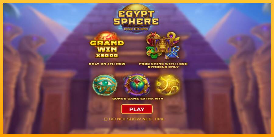 Egypt Sphere 游戏机赚钱, 图片 1