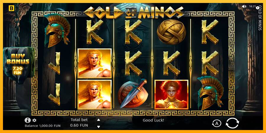 Gold of Minos 游戏机赚钱, 图片 1