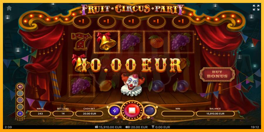 Fruit Circus Party 游戏机赚钱, 图片 4