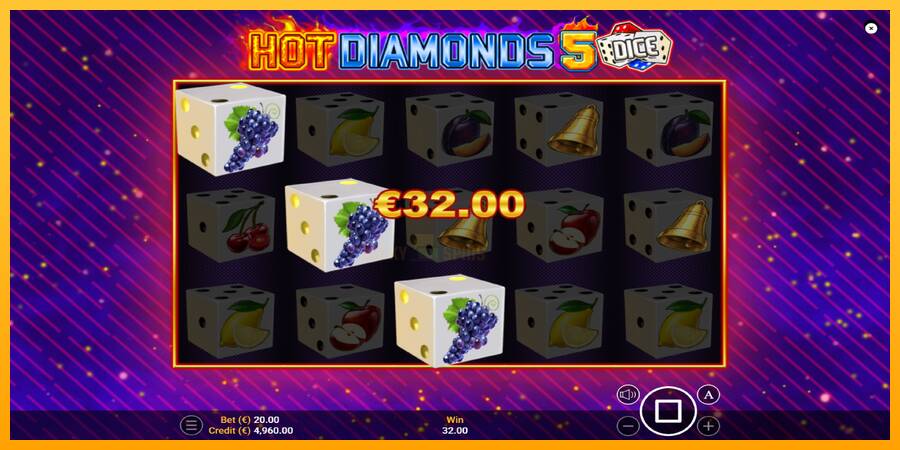 Hot Diamonds 5 Dice 游戏机赚钱, 图片 2