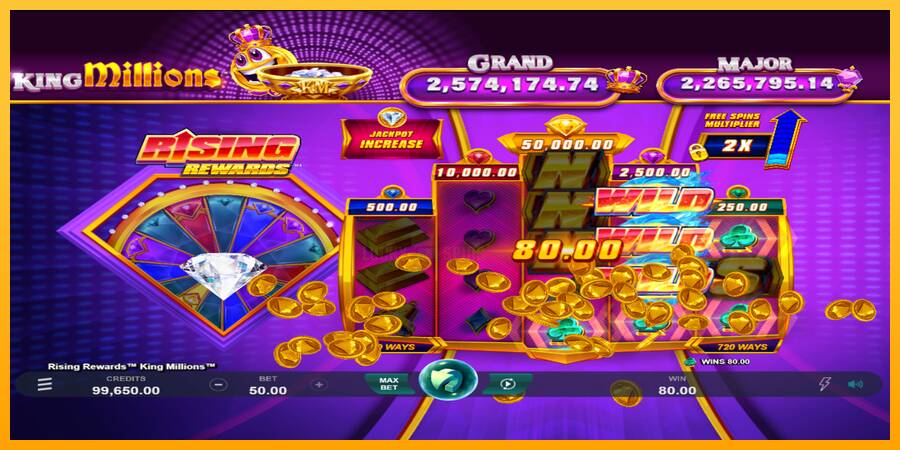 Rising Rewards King Millions 游戏机赚钱, 图片 2