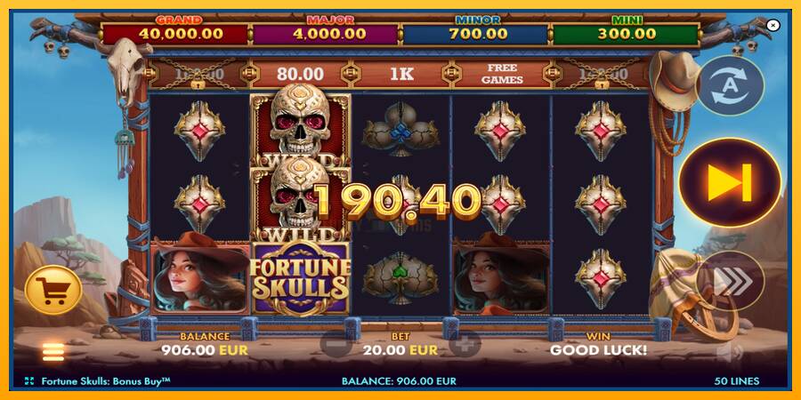 Fortune Skulls Bonus Buy 游戏机赚钱, 图片 4