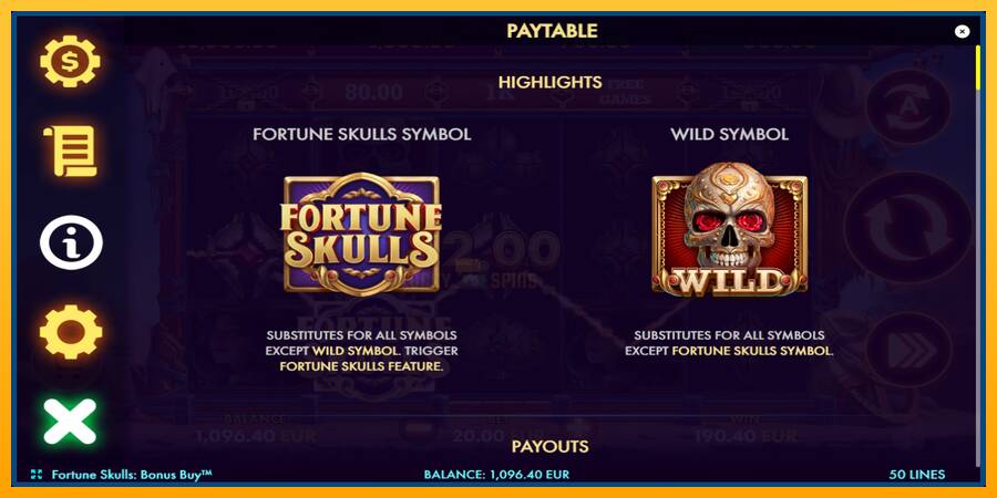 Fortune Skulls Bonus Buy 游戏机赚钱, 图片 5