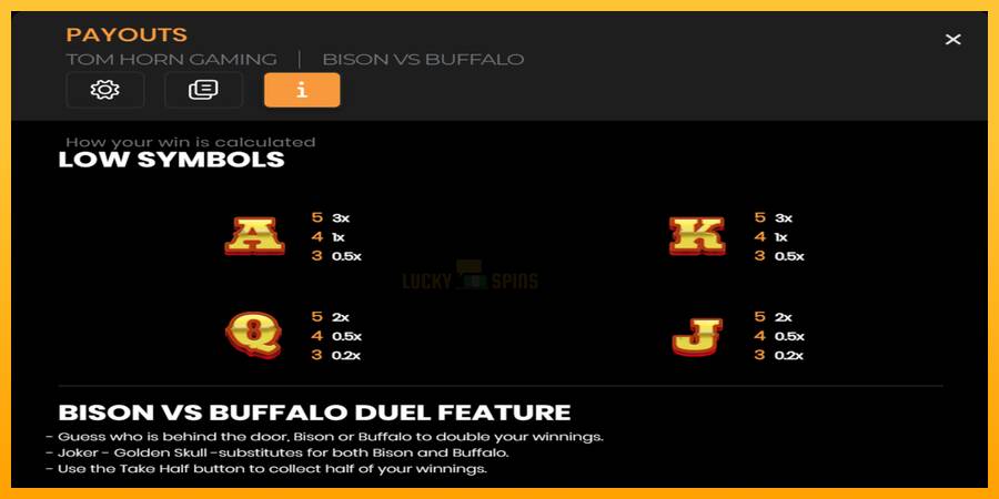 Bison vs Buffalo 游戏机赚钱, 图片 7