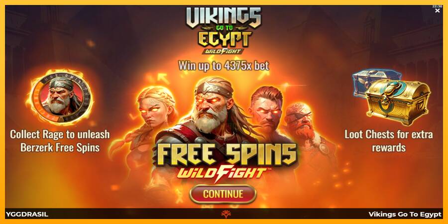 Vikings Go To Egypt Wild Fight 游戏机赚钱, 图片 1