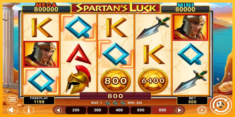 Spartans Luck Hold & Win 游戏机赚钱, 图片 3