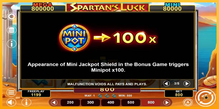 Spartans Luck Hold & Win 游戏机赚钱, 图片 6