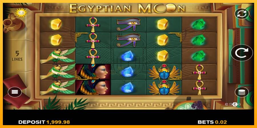 Egyptian Moon 游戏机赚钱, 图片 2