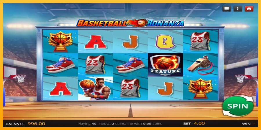 Basketball Bonanza 游戏机赚钱, 图片 1