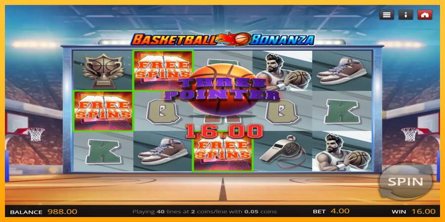 Basketball Bonanza 游戏机赚钱, 图片 2