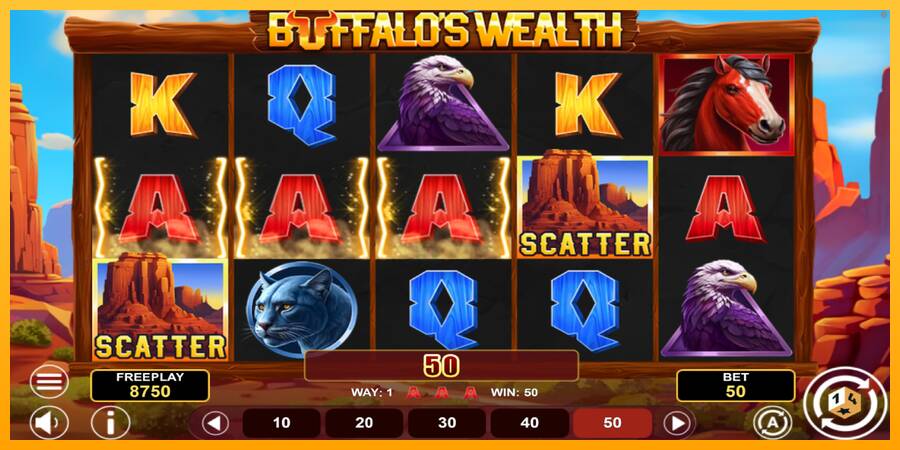 Buffalos Wealth 游戏机赚钱, 图片 4