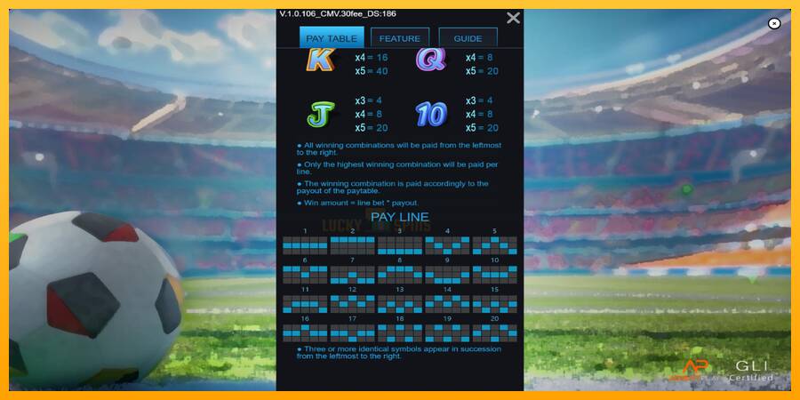 Football Fever 游戏机赚钱, 图片 6