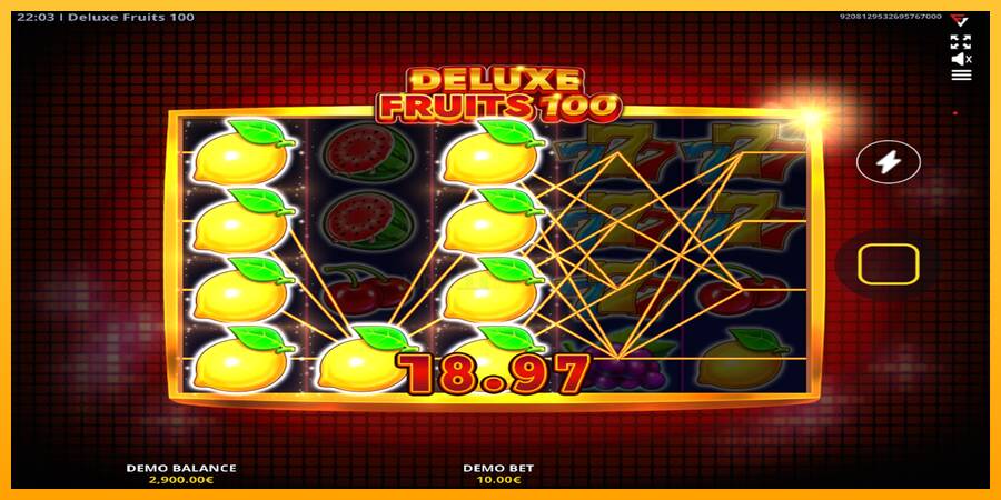 Deluxe Fruits 100 游戏机赚钱, 图片 2