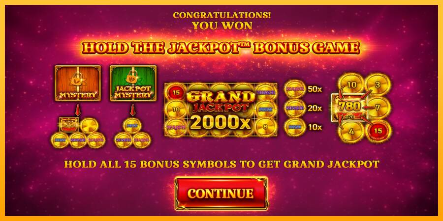 15 Coins Grand Gold Edition Score The Jackpot 游戏机赚钱, 图片 3