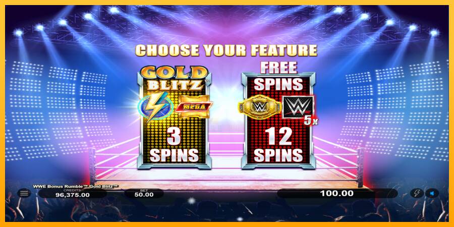 WWE Bonus Rumble Gold Blitz 游戏机赚钱, 图片 3