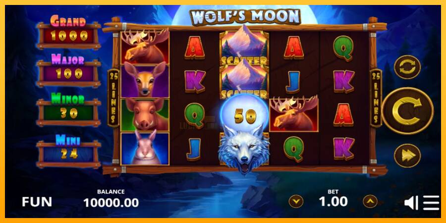 Wolfs Moon 游戏机赚钱, 图片 1