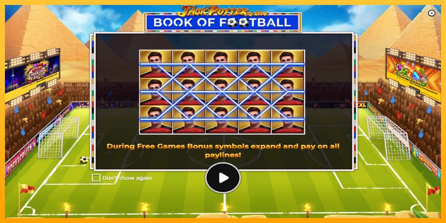 Jack Potter & The Book of Football 游戏机赚钱, 图片 1