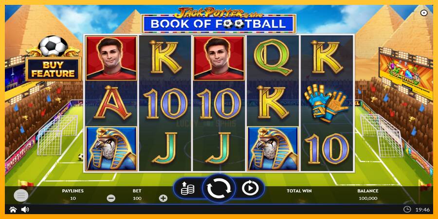 Jack Potter & The Book of Football 游戏机赚钱, 图片 2