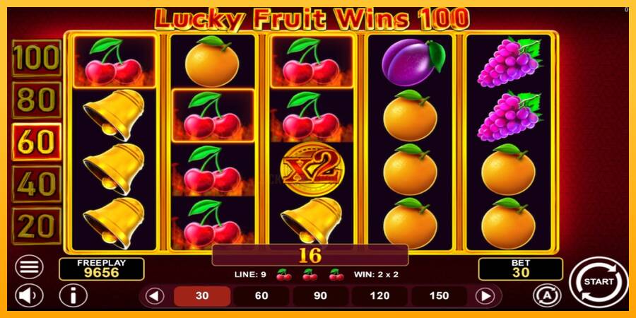 Lucky Fruit Wins 100 游戏机赚钱, 图片 2