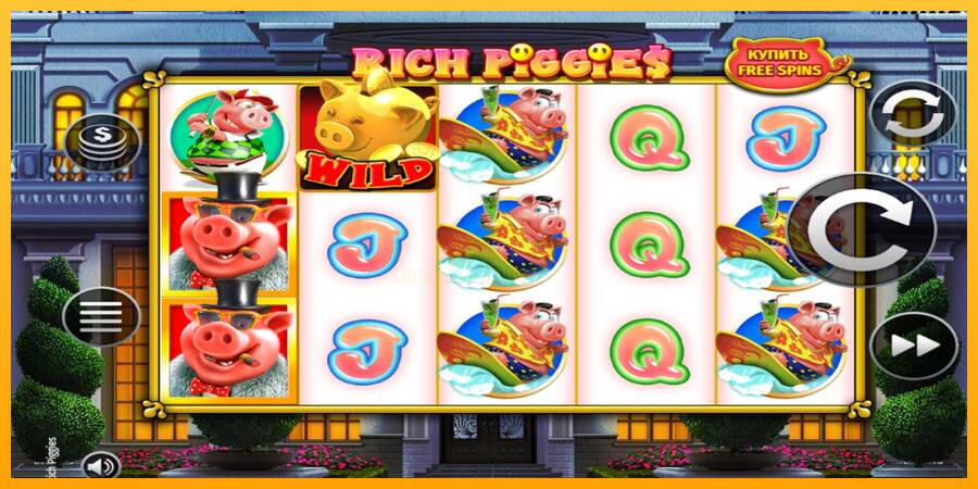 Rich Piggies 游戏机赚钱, 图片 1