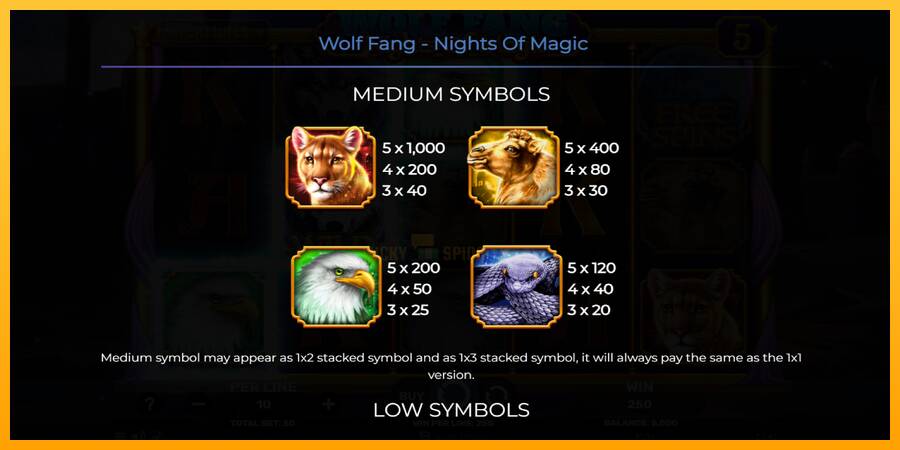 Wolf Fang - Nights of Magic 游戏机赚钱, 图片 6