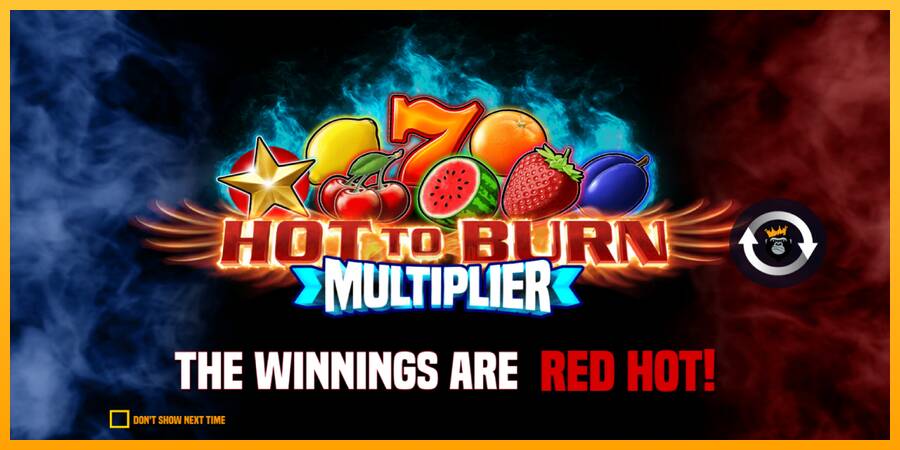 Hot to Burn Multiplier 游戏机赚钱, 图片 1