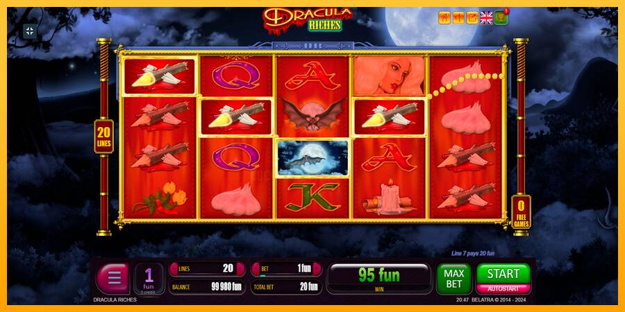 Dracula Riches 游戏机赚钱, 图片 2