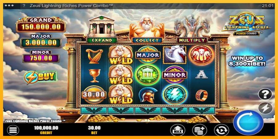 Zeus Lightning Riches Power Combo 游戏机赚钱, 图片 2