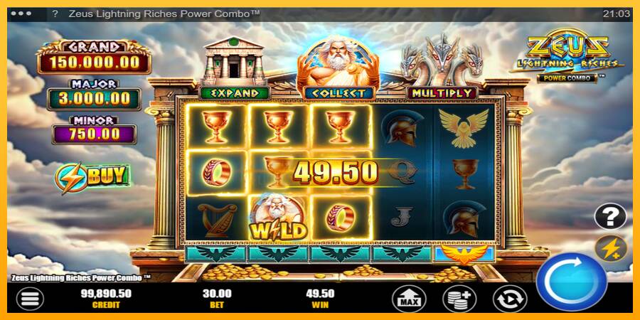 Zeus Lightning Riches Power Combo 游戏机赚钱, 图片 4