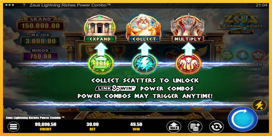 Zeus Lightning Riches Power Combo 游戏机赚钱, 图片 5