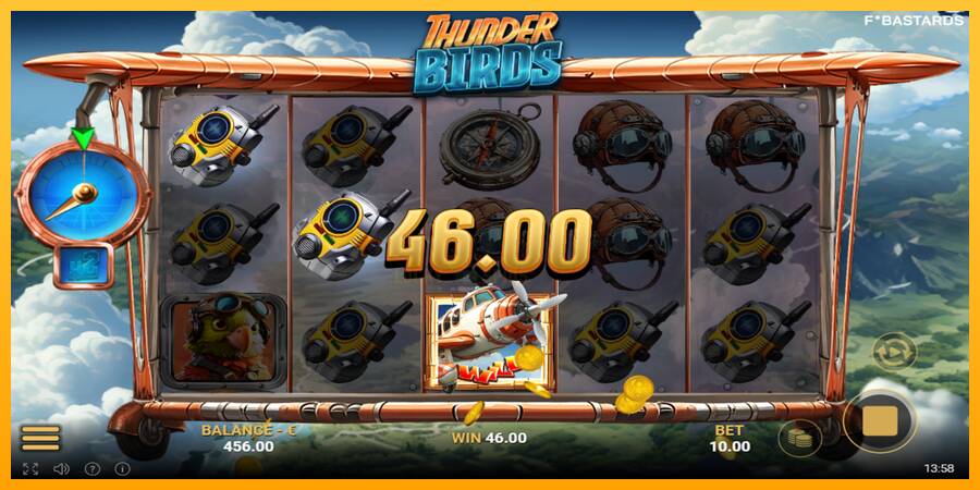 Thunder Birds 游戏机赚钱, 图片 3