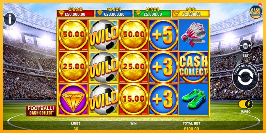 Football Cash Collect PowerPlay Jackpot 游戏机赚钱, 图片 2