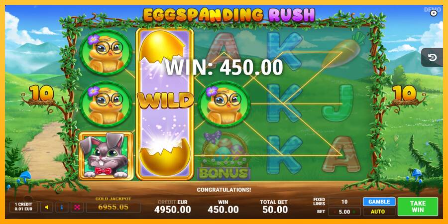 Eggspanding Rush 游戏机赚钱, 图片 2