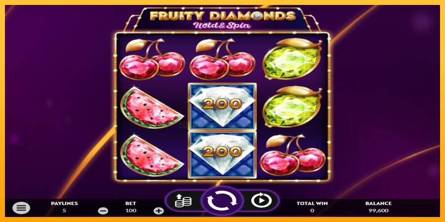 Fruity Diamonds 游戏机赚钱, 图片 3