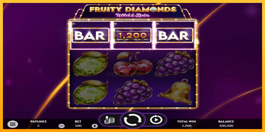 Fruity Diamonds 游戏机赚钱, 图片 4