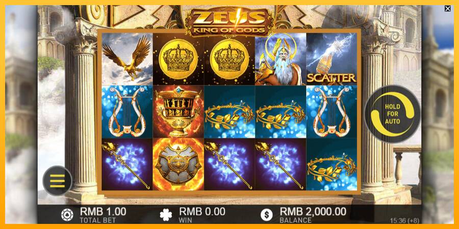 Zeus King of Gods 游戏机赚钱, 图片 2