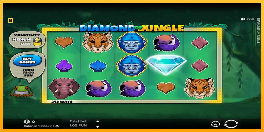 Diamond of Jungle 游戏机赚钱, 图片 2