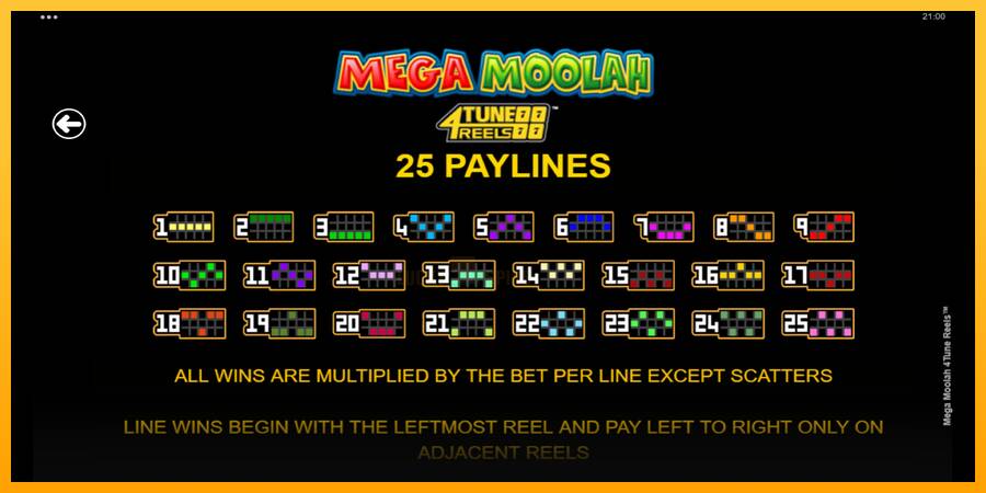 Mega Moolah 4Tune Reels 游戏机赚钱, 图片 7