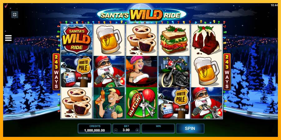 Santas Wild Ride 游戏机赚钱, 图片 2