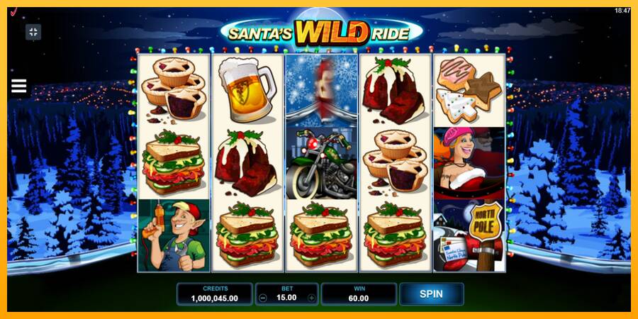 Santas Wild Ride 游戏机赚钱, 图片 3