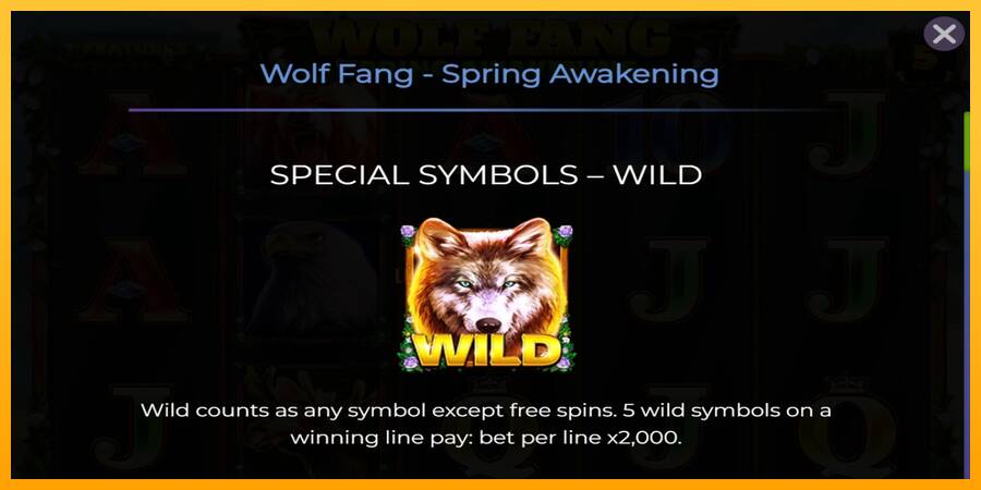 Wolf Fang - Spring Awakening 游戏机赚钱, 图片 4