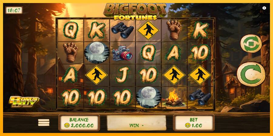 Bigfoot Fortunes 游戏机赚钱, 图片 2