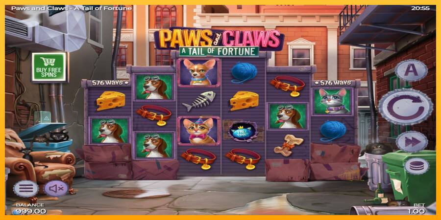 Paws and Claws: A Tail of Fortune 游戏机赚钱, 图片 2