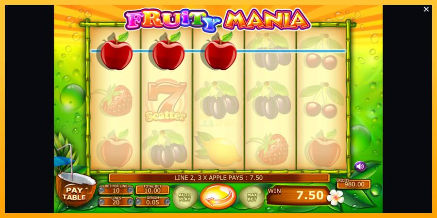 Fruity Mania 游戏机赚钱, 图片 2