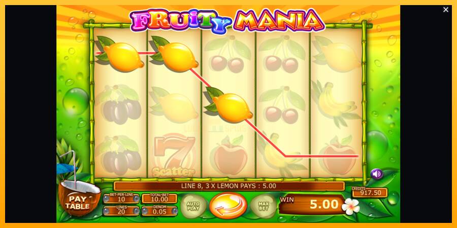 Fruity Mania 游戏机赚钱, 图片 3