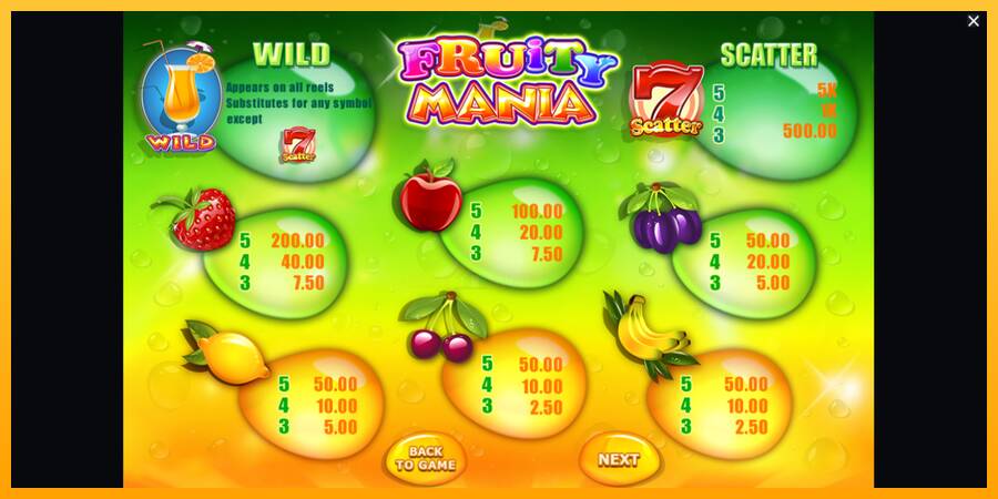 Fruity Mania 游戏机赚钱, 图片 6