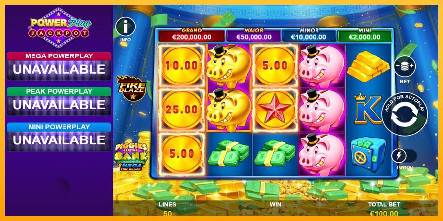 Piggies and the Bank PowerPlay Jackpot 游戏机赚钱, 图片 2